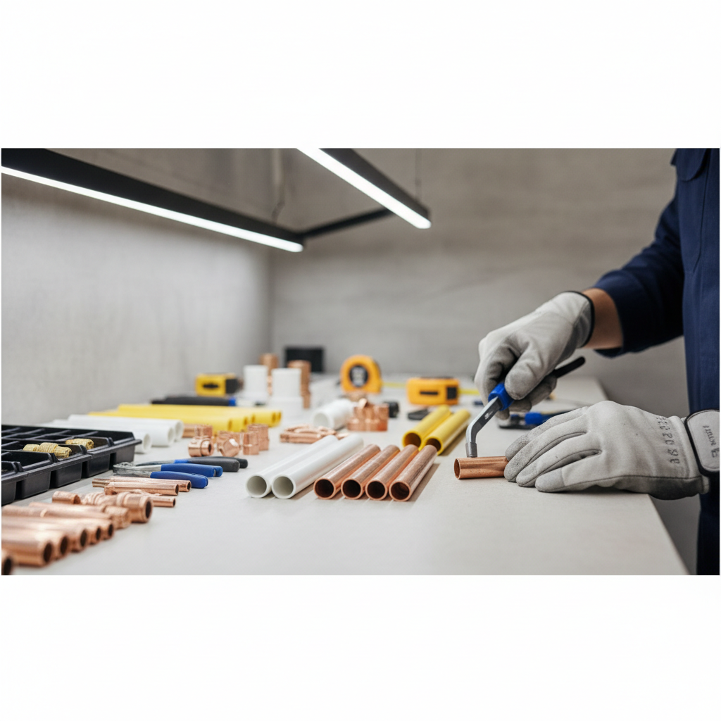 Deburring and squaring pipe ends for leak-free plumbing joints