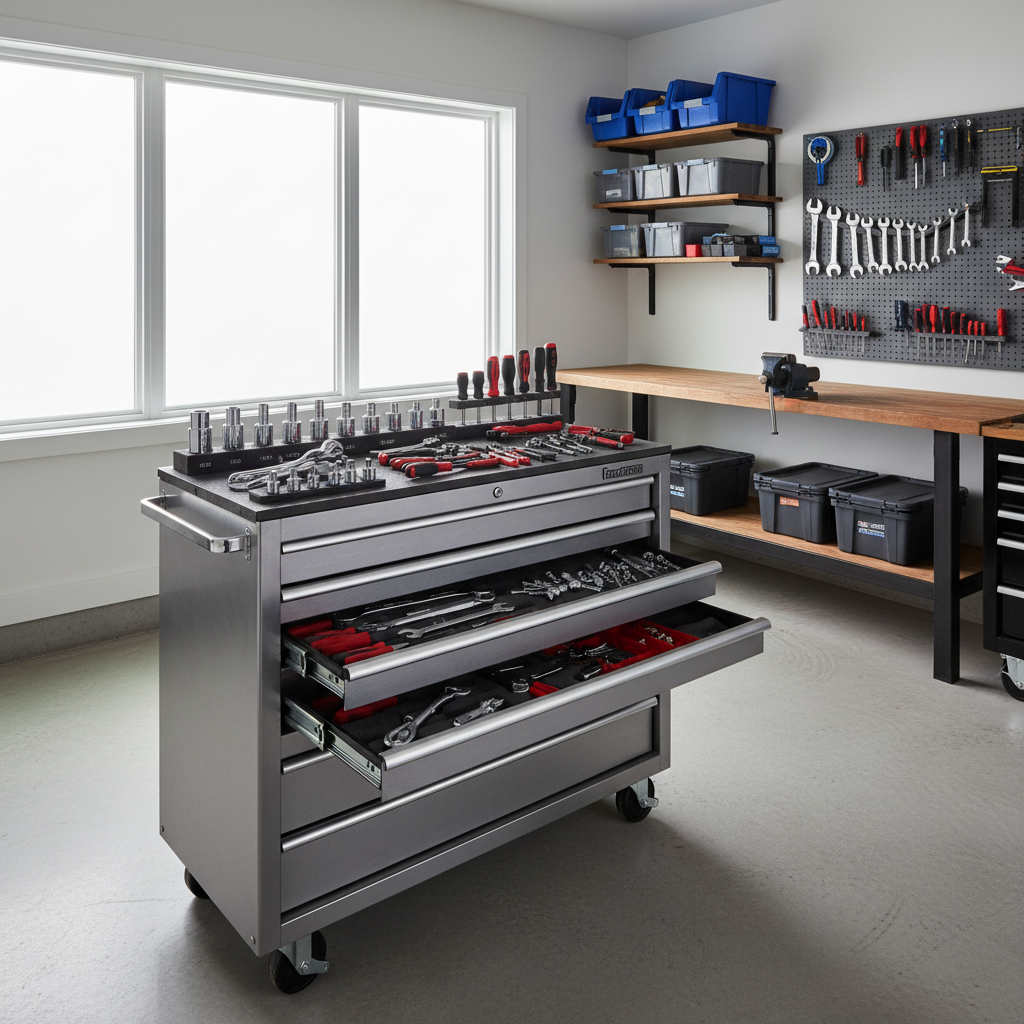 Metal Drawer Tool Chest for Garage Storage