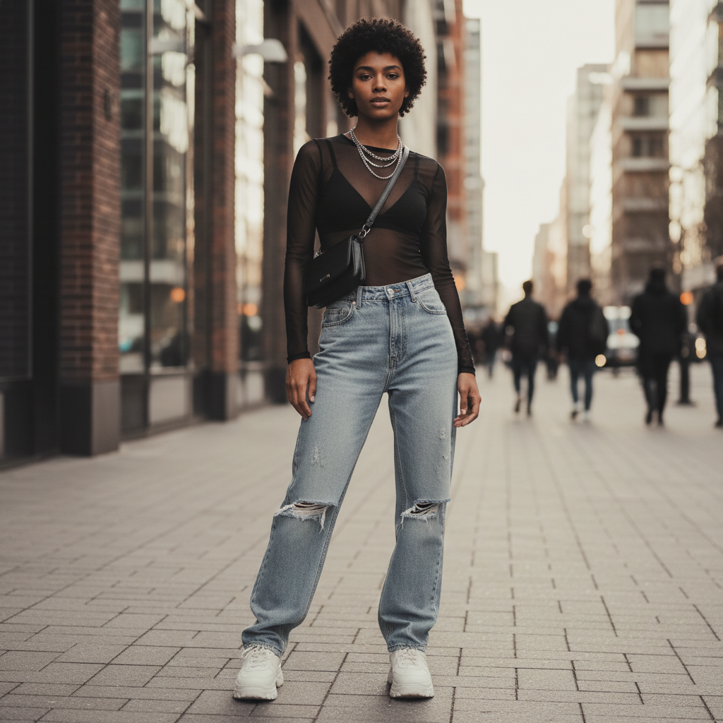 Mesh Fabric Fashion Outfit Ideas