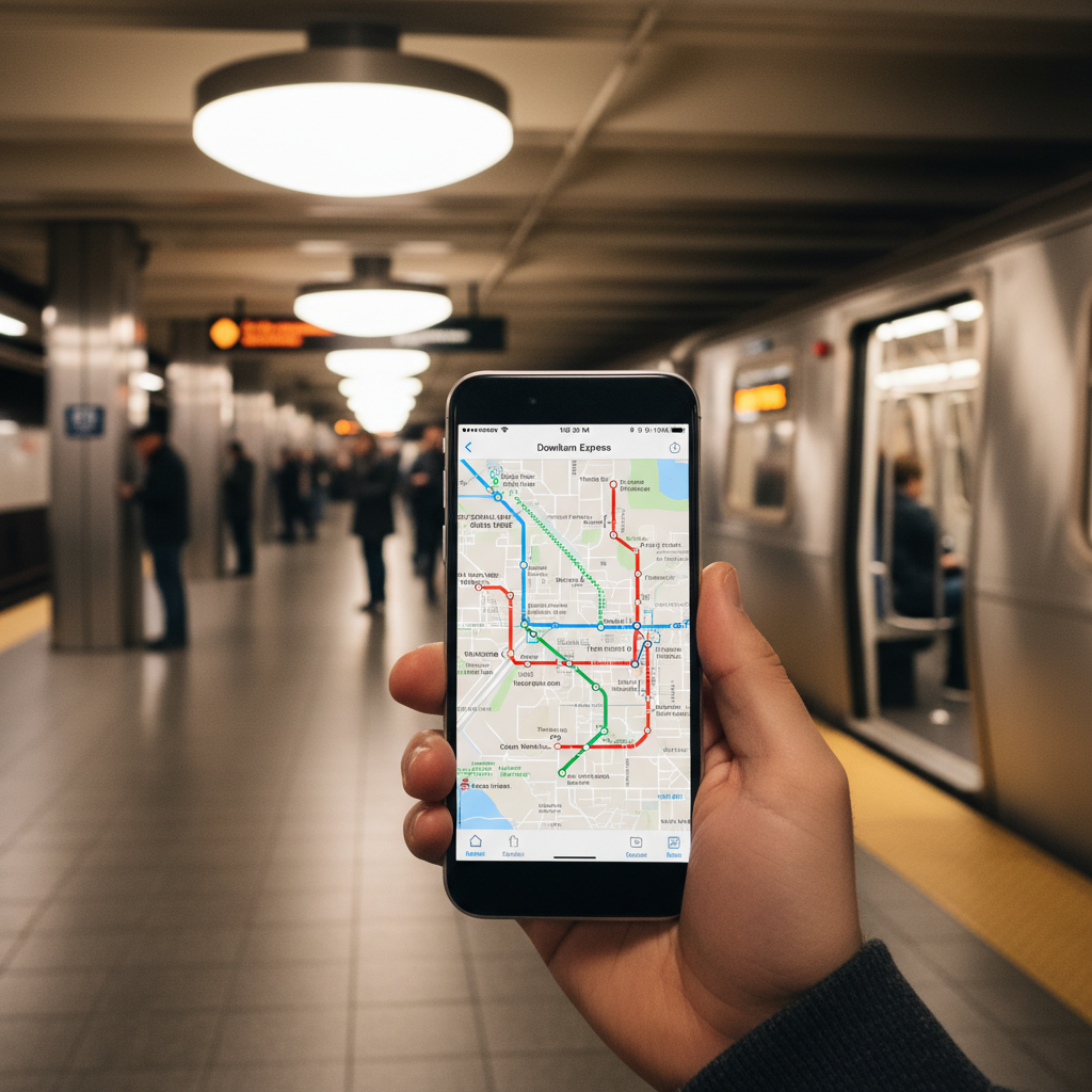 Using subway and walking routes to optimize a big city travel itinerary