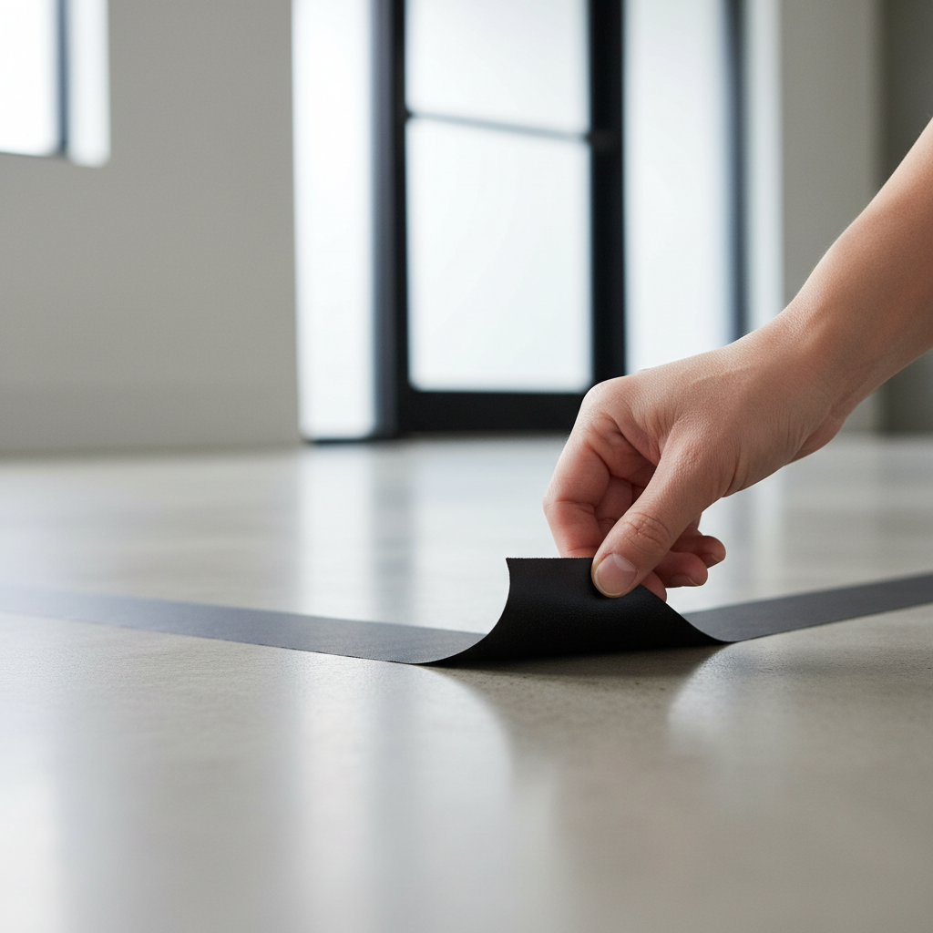 Removing gaffer tape cleanly at a low angle without residue