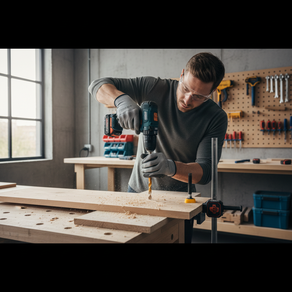 Technique for preventing blowout when drilling large holes with spade bits