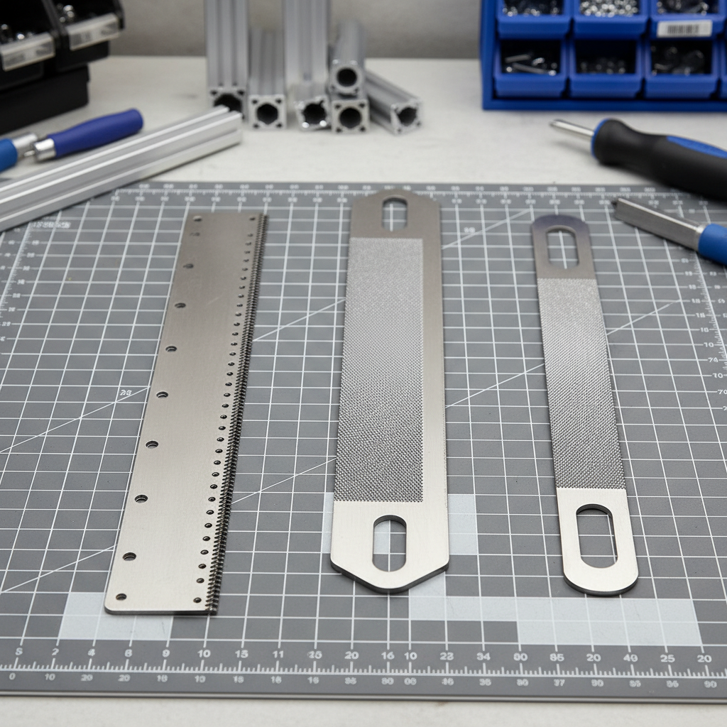 Comparing Surform replacement blades by length and mounting holes