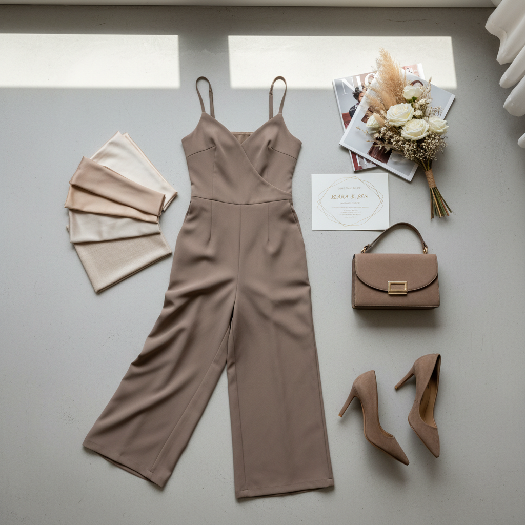 Wedding dress code table for classy jumpsuit choices