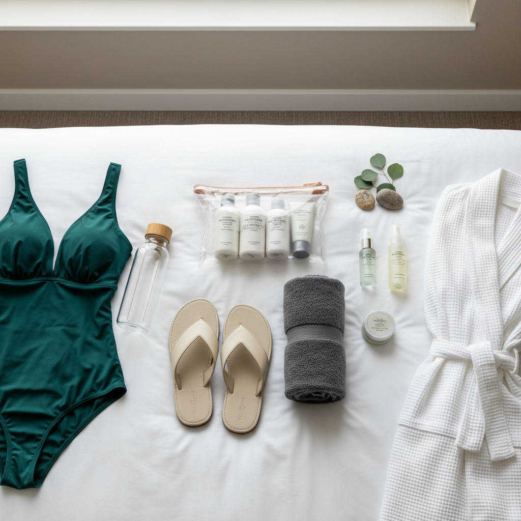Packing essentials for a traditional spa travel experience