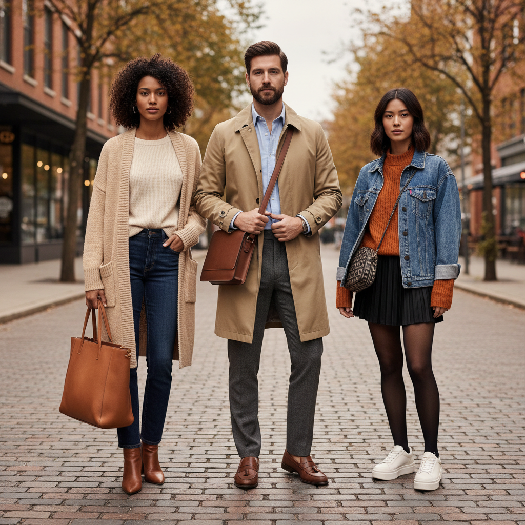 Fall outfit formulas with layers and neutral colors