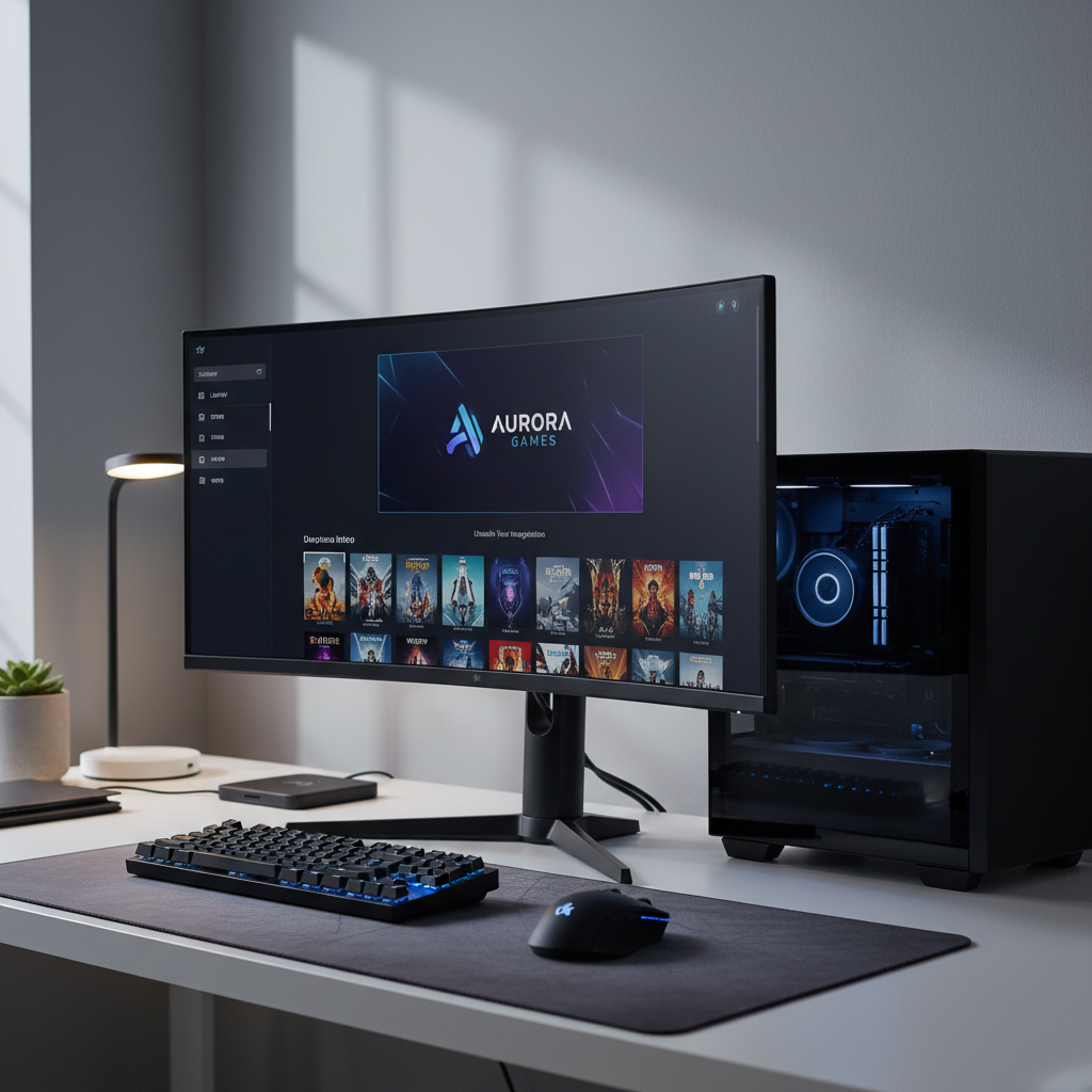 PC game launcher and intro videos on a Windows desktop
