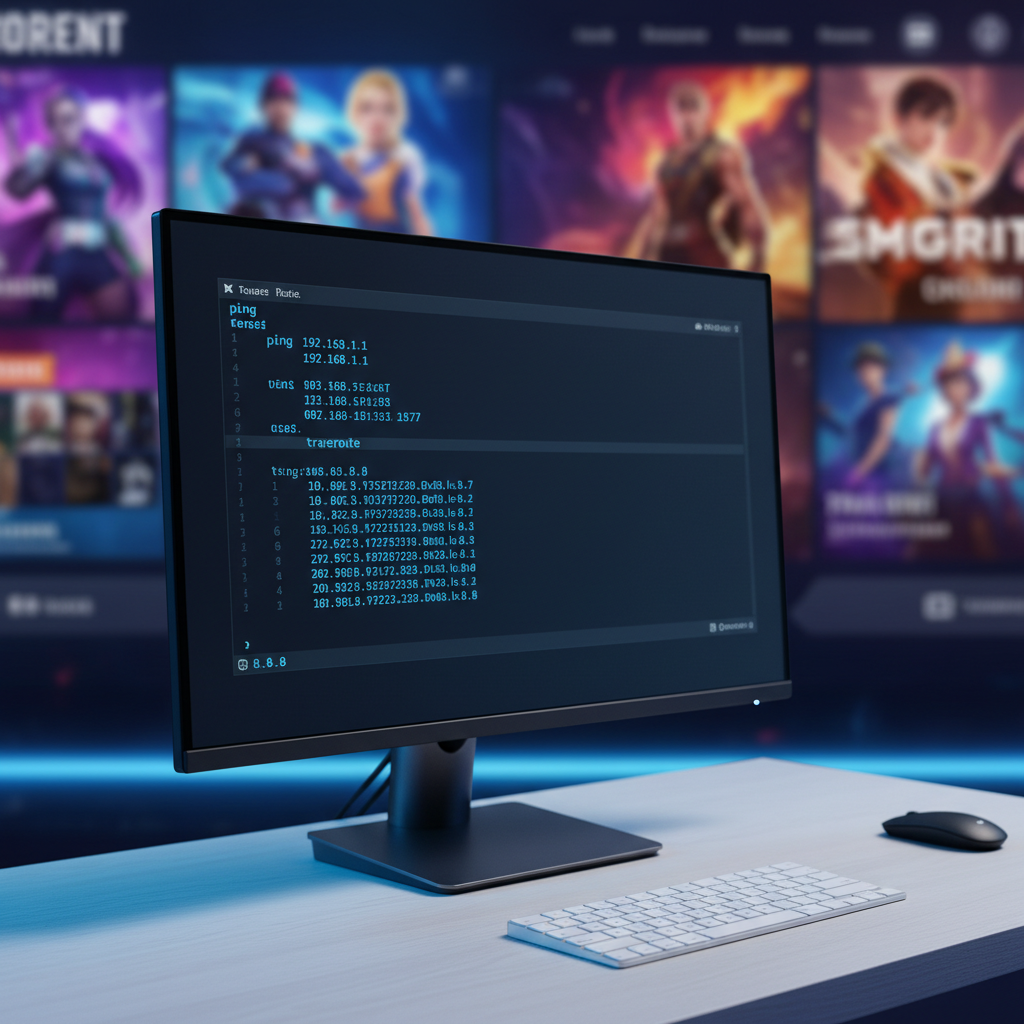 Diagnosing packet loss with command line ping and traceroute for gaming