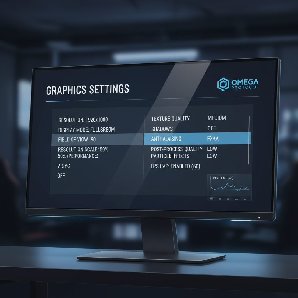 Adjusting FPS game settings on low end PC for stable performance