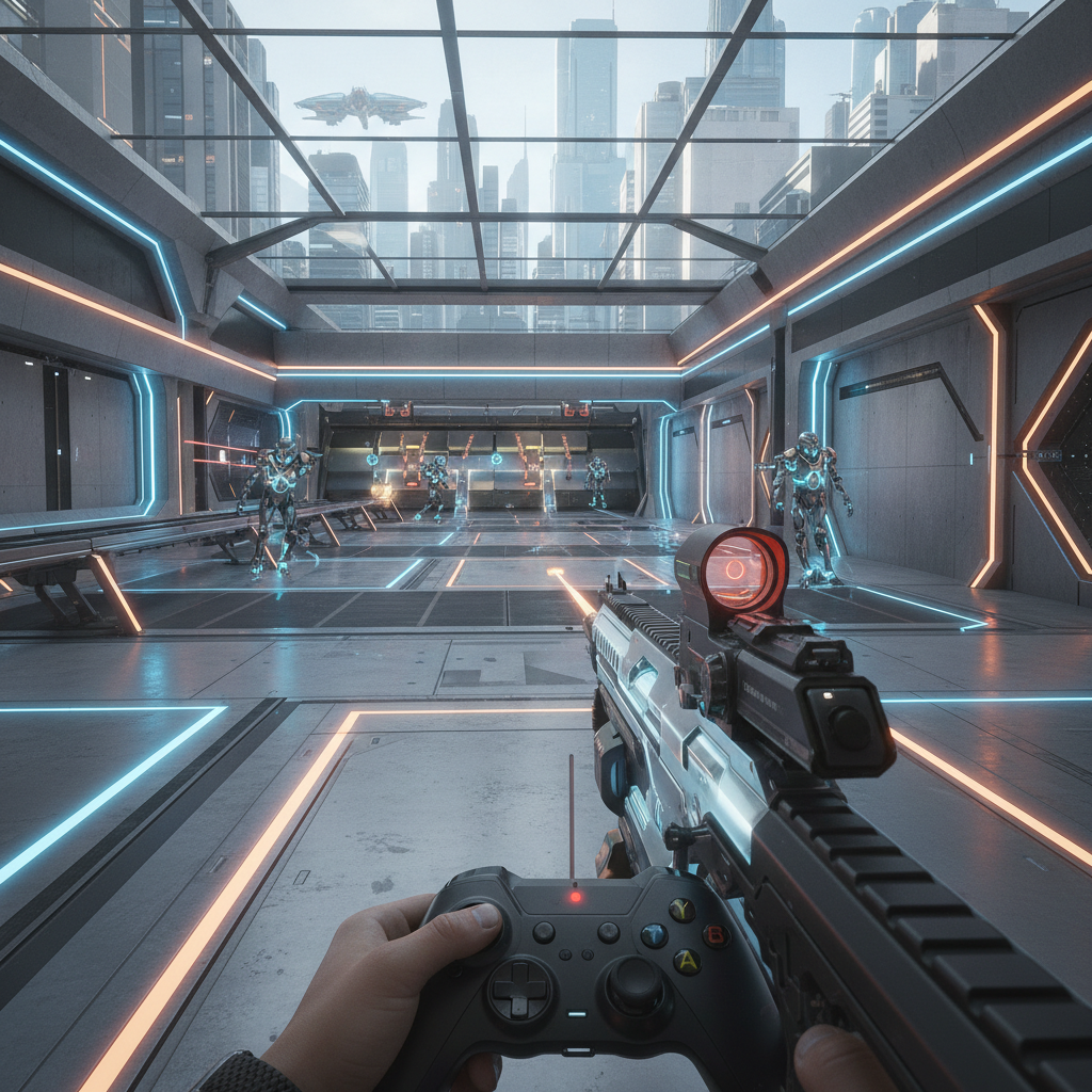 Controller aim tracking practice in Apex Legends Firing Range