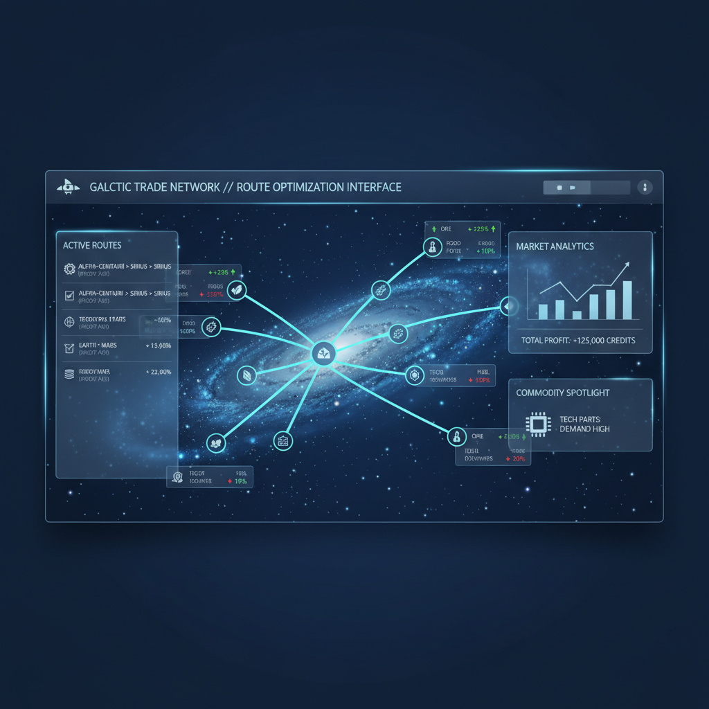 Elite Dangerous trading map route planning with station economy filters