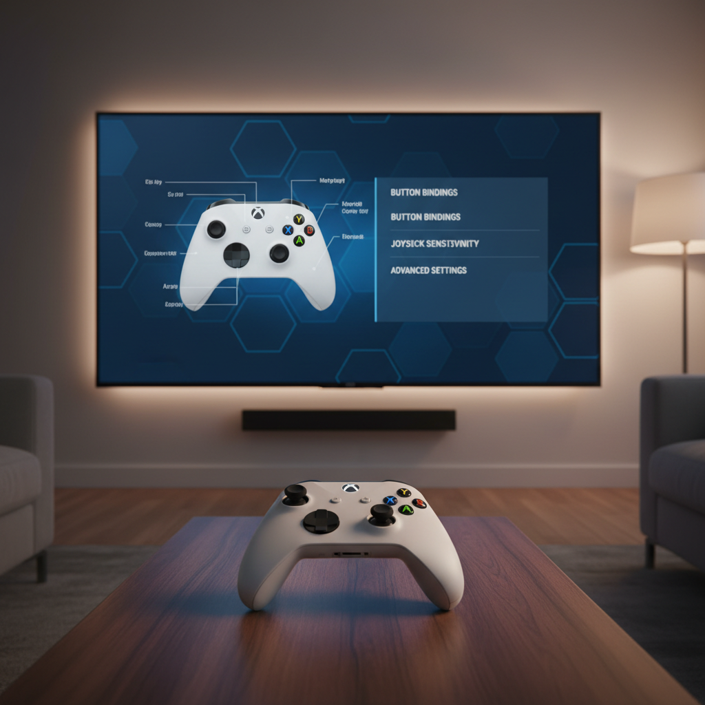 Steam Input controller configuration screen in Big Picture Mode