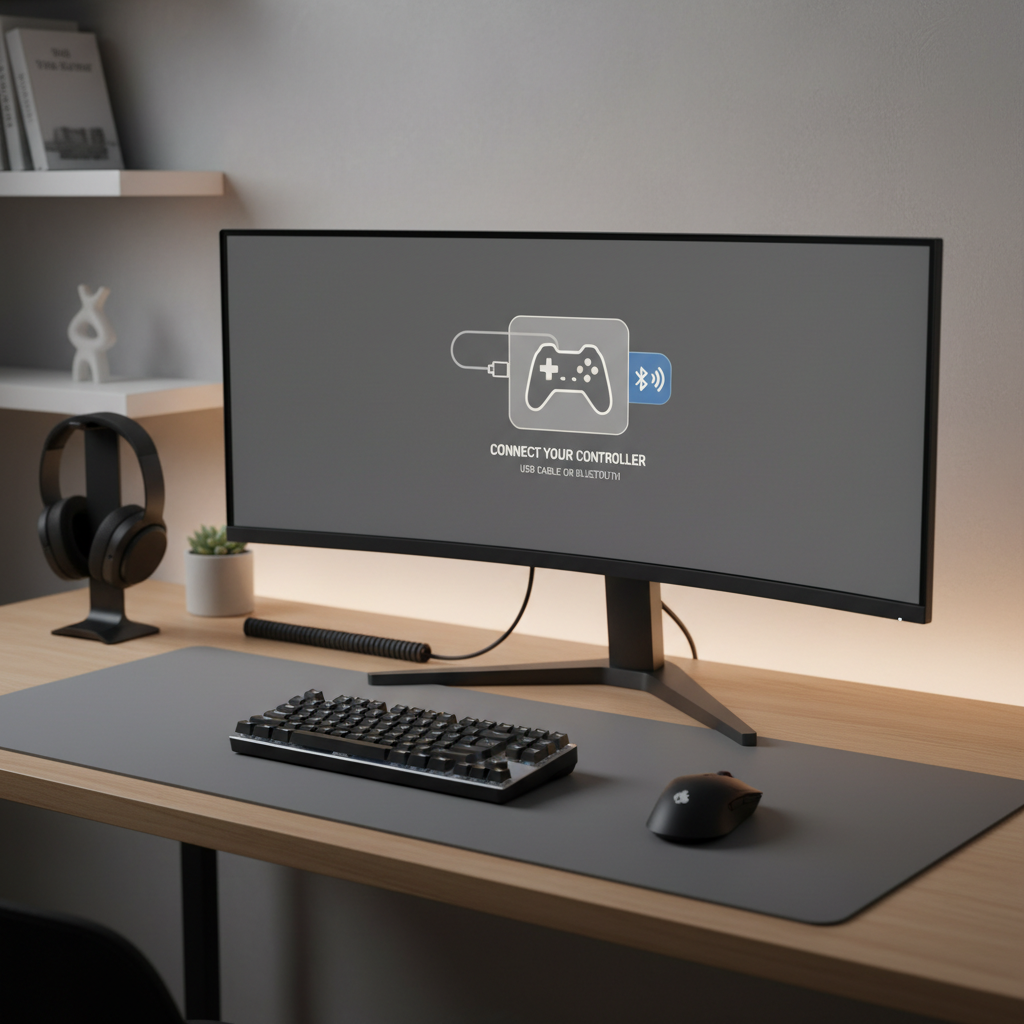 PC game not detecting controller over USB or Bluetooth troubleshooting setup
