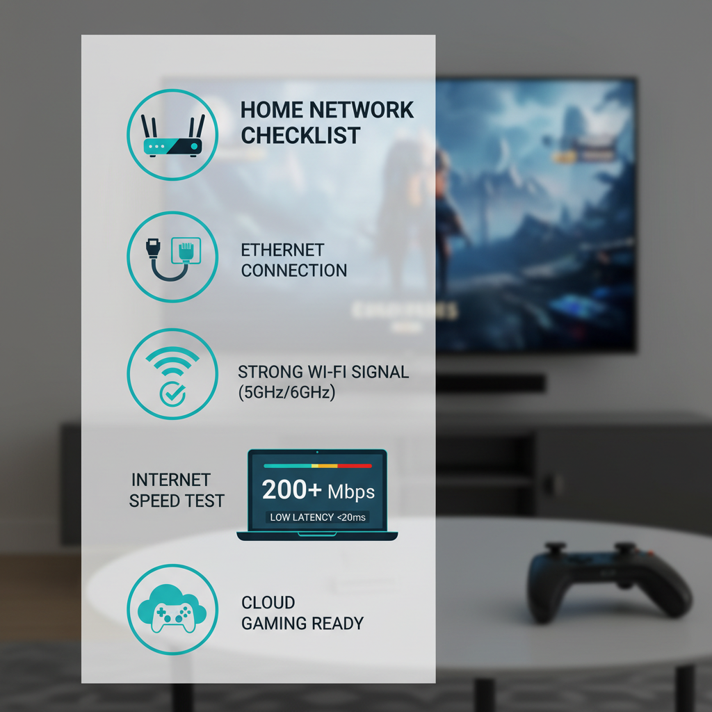 Home network checklist for cloud gaming latency and Wi-Fi performance
