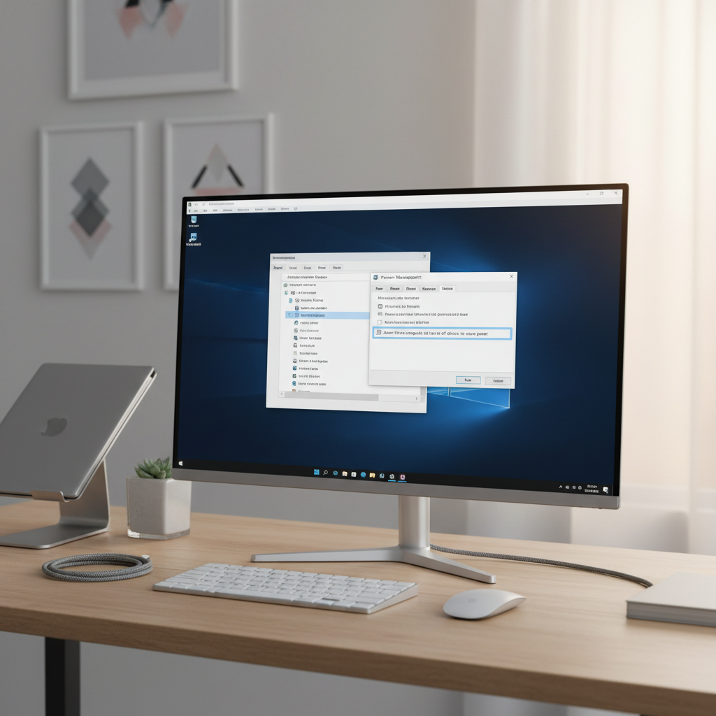 Device Manager troubleshooting controller drivers and USB power management settings