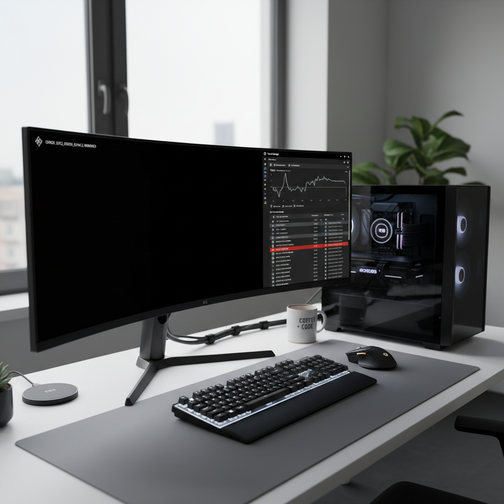 PC game launching to a black screen on Windows 11 with task manager open