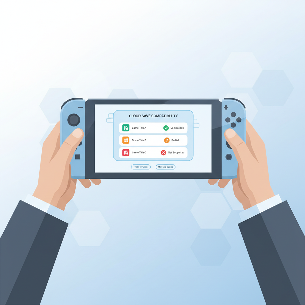 Checking Save Data Cloud compatibility for a Nintendo Switch game