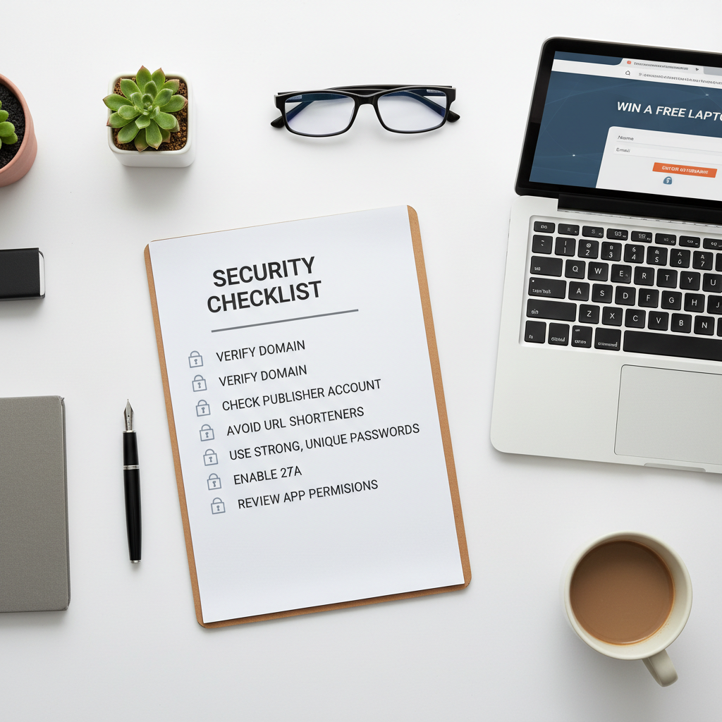 Checklist for spotting scam Steam key giveaways and verifying publisher sources