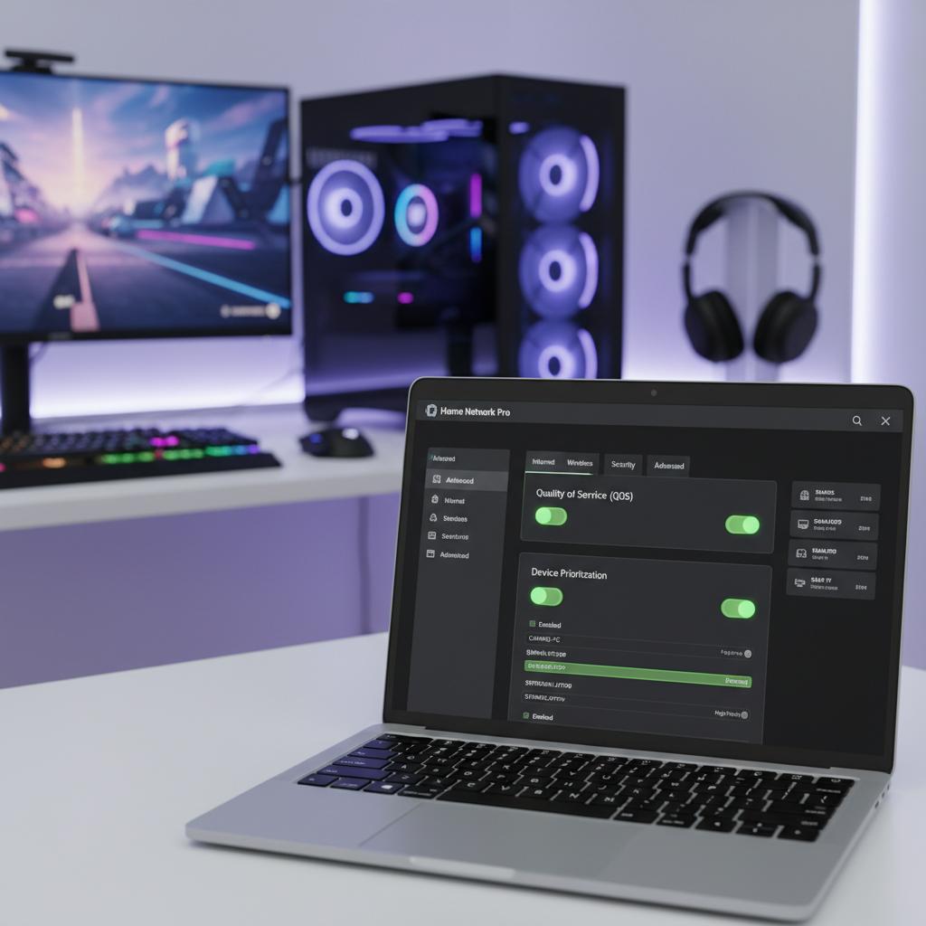 Router QoS settings to reduce packet loss in FPS games