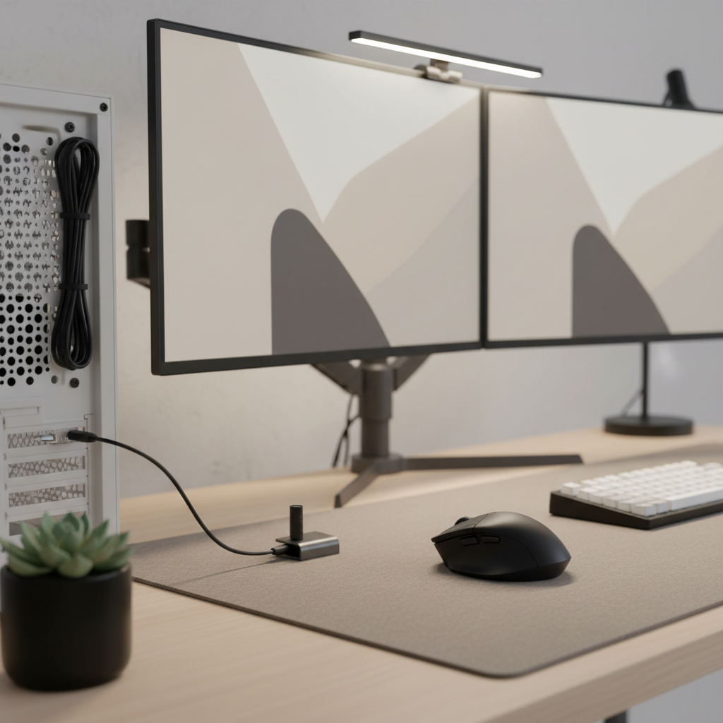 USB extension cable setup moving wireless receiver away from USB 3.0 ports