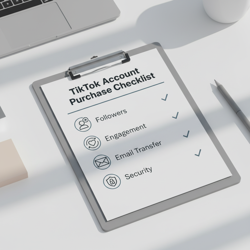 Checklist for buying a TikTok account with 1k followers in the USA