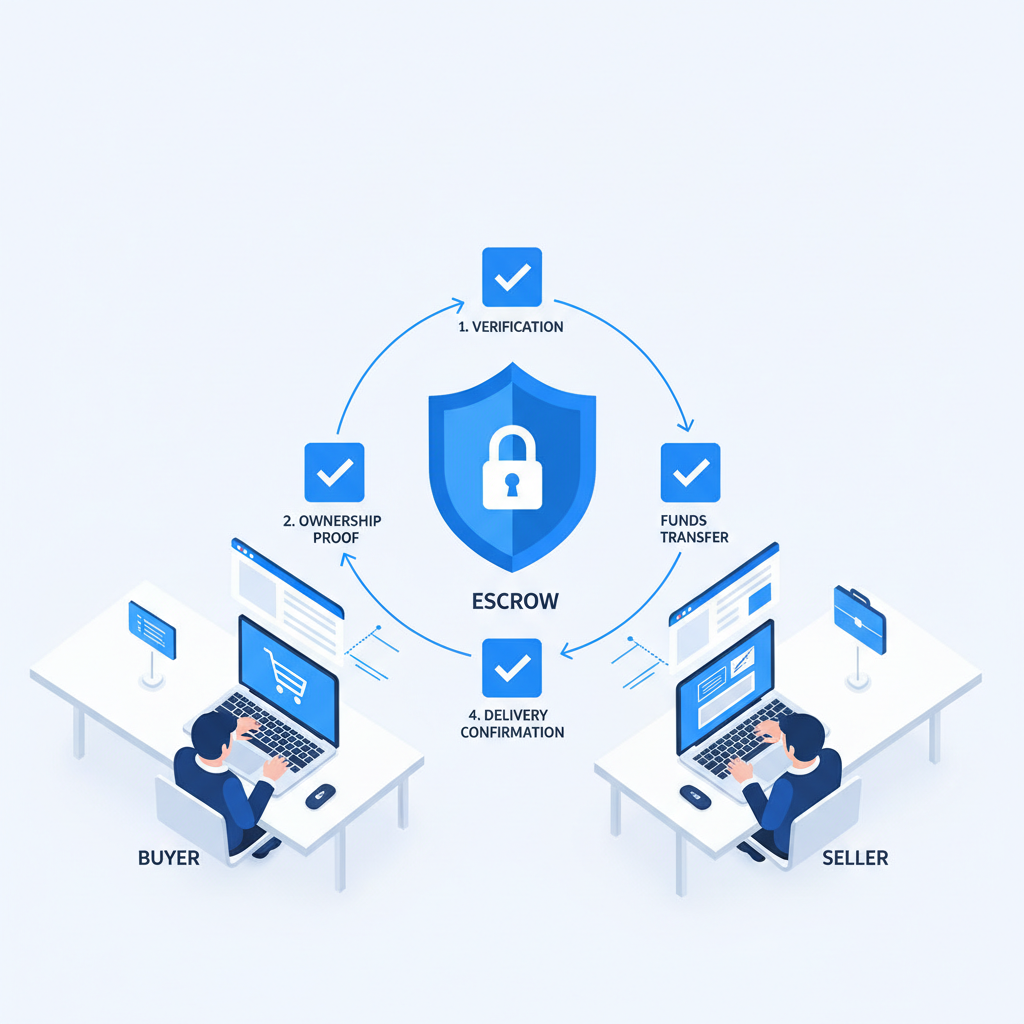 Secure account trading checklist and escrow flow for US buyers and sellers